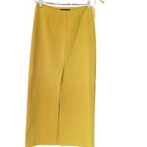 front slip pencil skirt